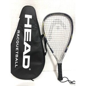 Head Black and Silver Racquetball Racket with Cover